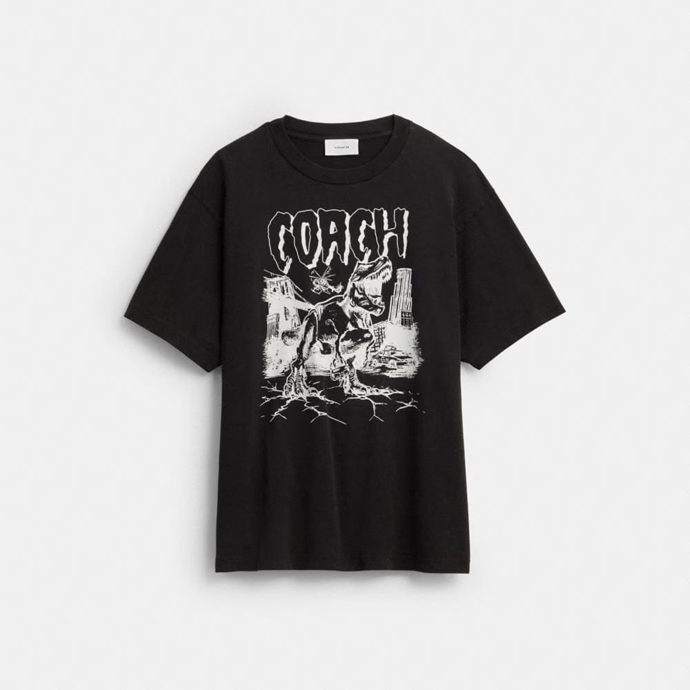 Dinosaur City Relaxed T-Shirt In Organic Cotton