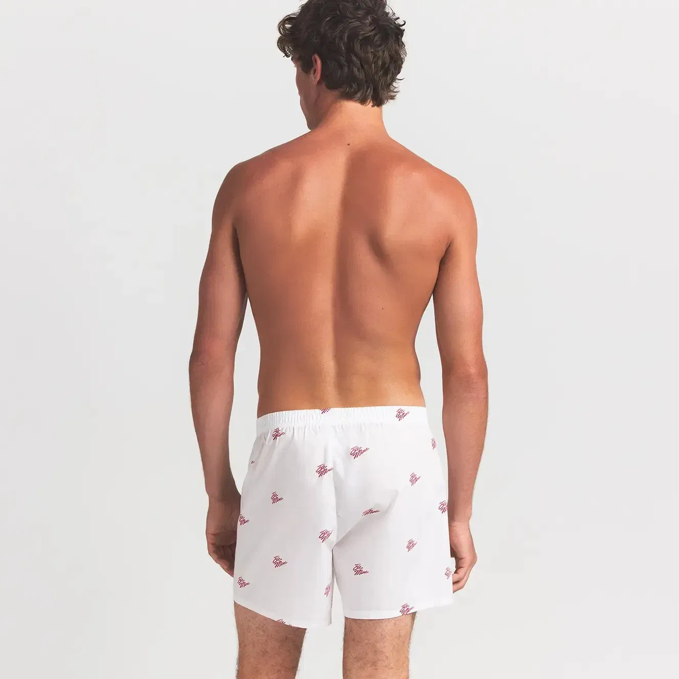 COTTON POPLIN MENS BOXER | CHALK BE MINE