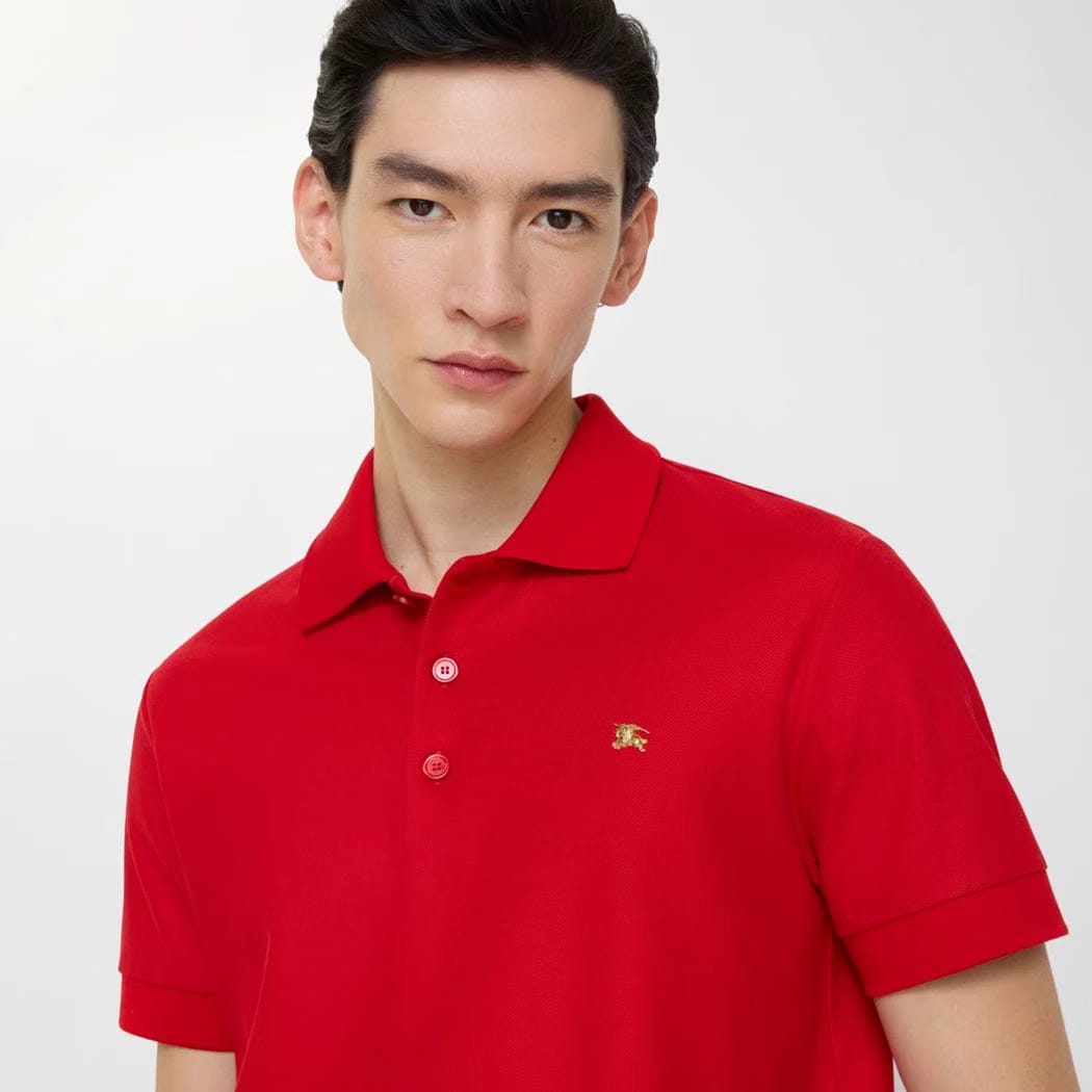 Metal Knight Cotton Polo Shirt