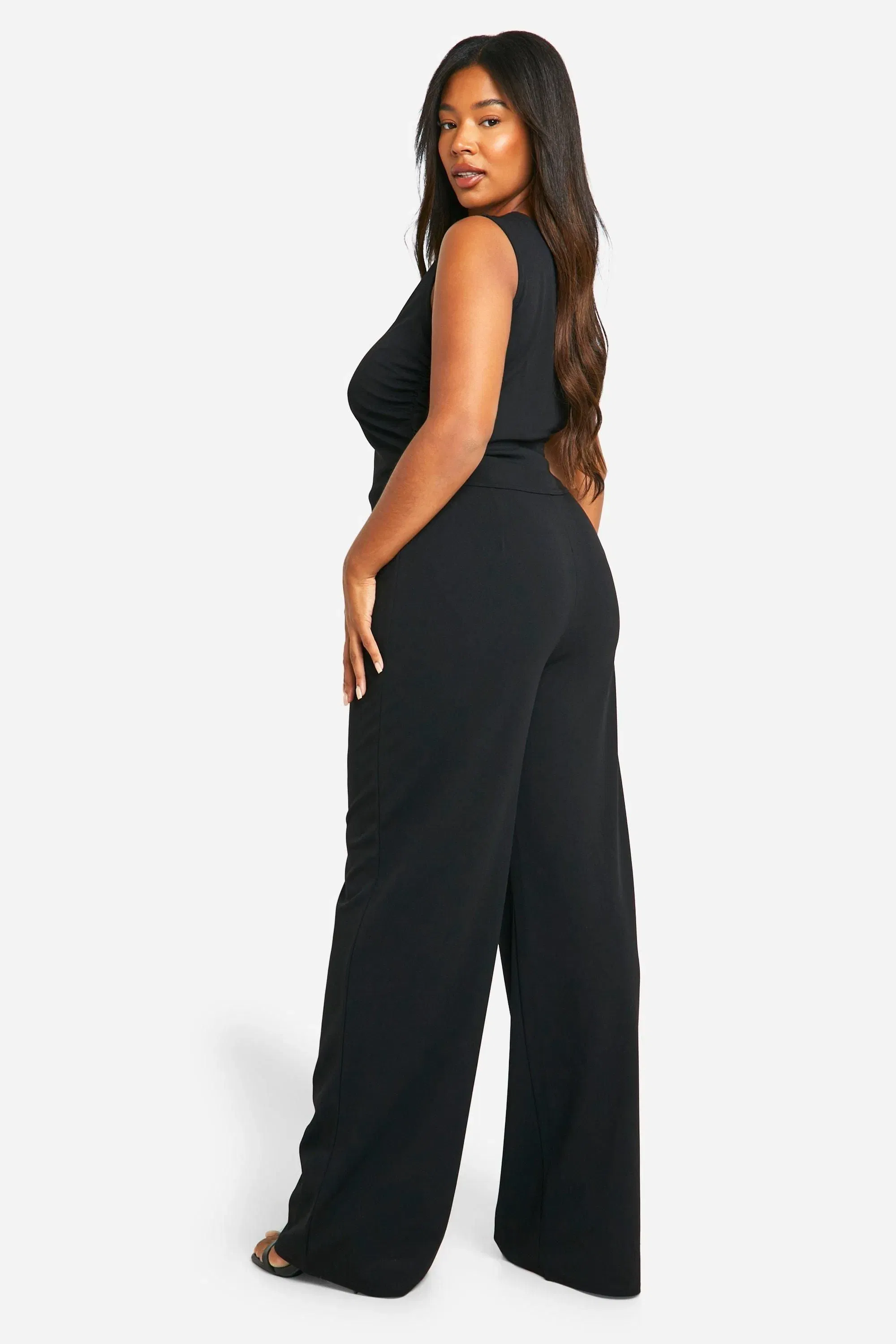 Plus Asymmetric Top & Trouser Co Ord