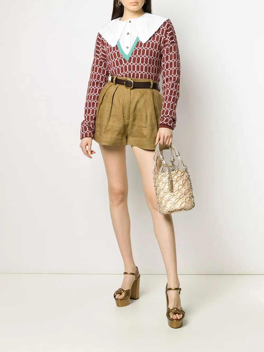 woven bucket bag