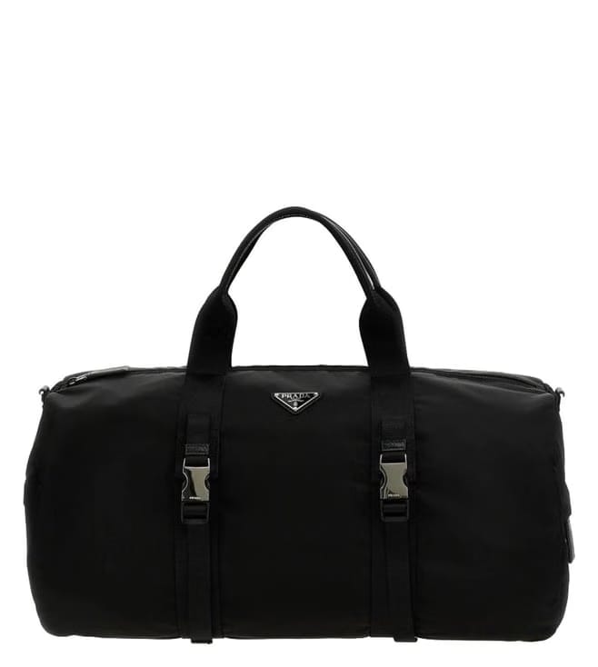 Black Logo Duffle Bag