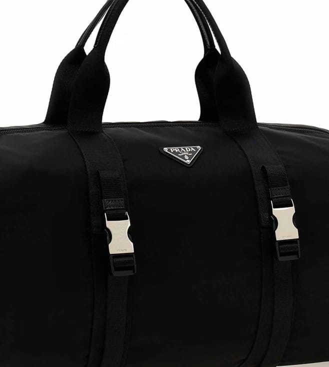 Black Logo Duffle Bag