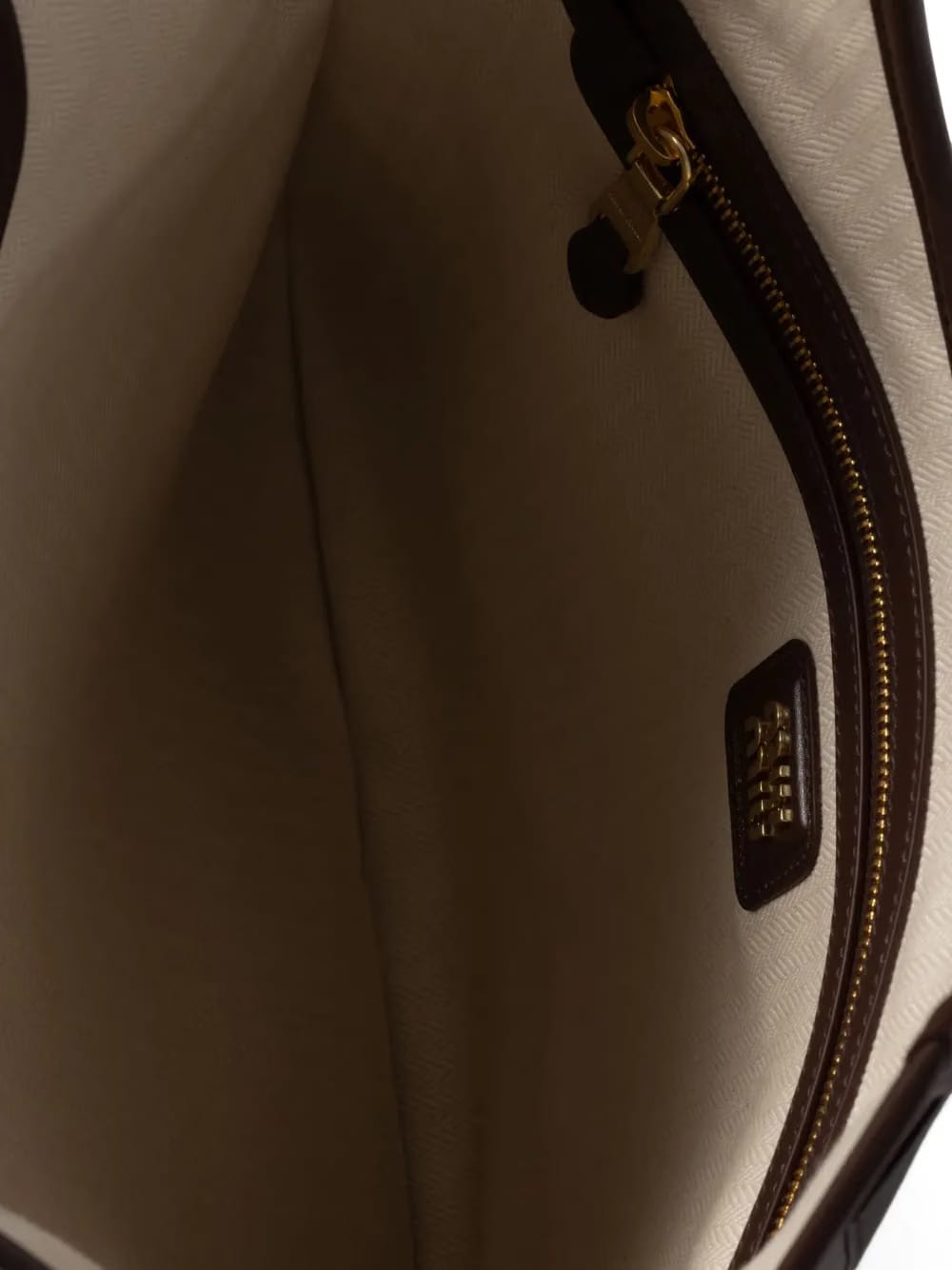 Ivy leather tote bag