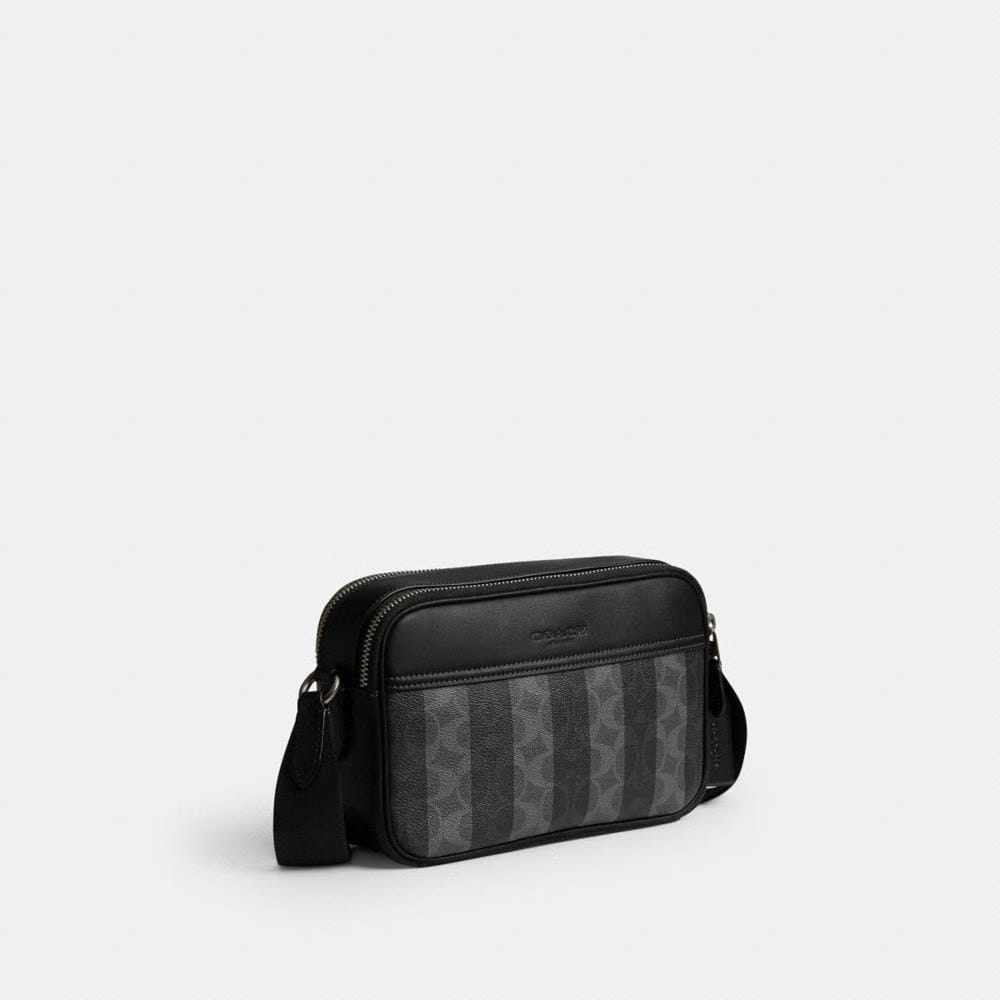 Graham Crossbody Bag In Signature Canvas With Stripes