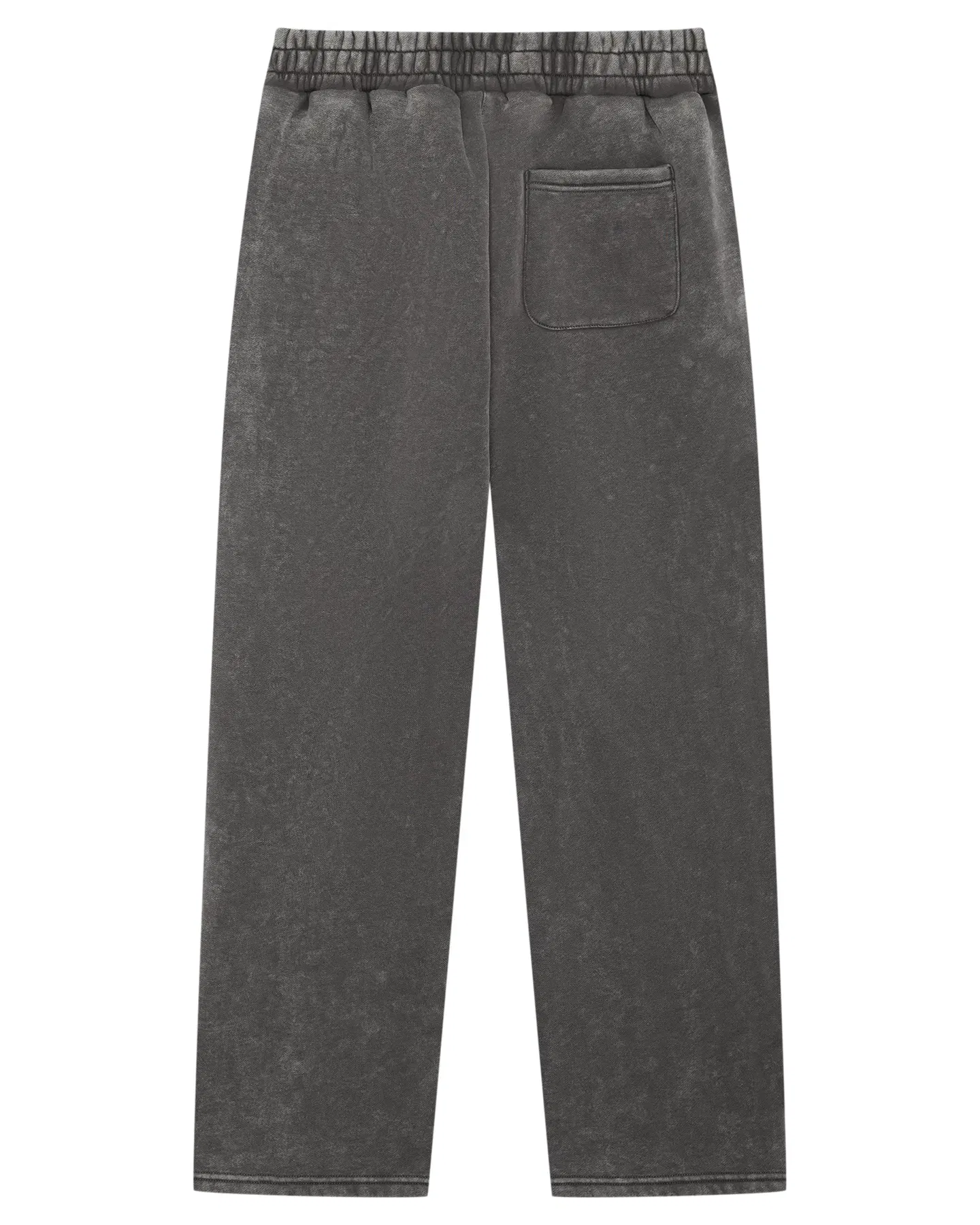 Magiri Embroidered Acid Wash Joggers in Washed Grey
