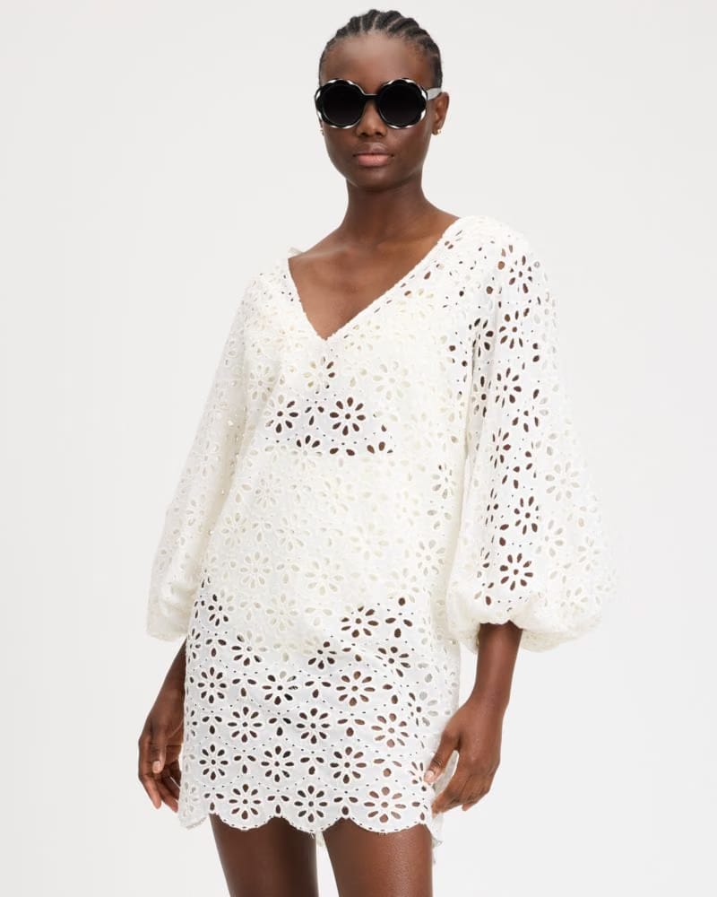 Eyelet Cover-up Dress