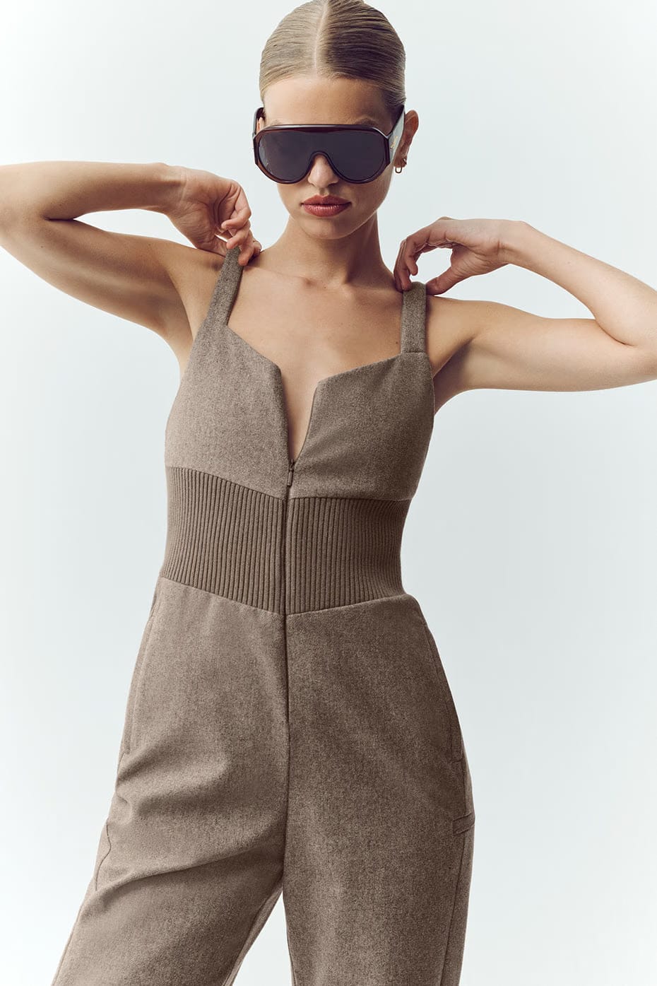 Wool Blend Bunny Slope Bib
