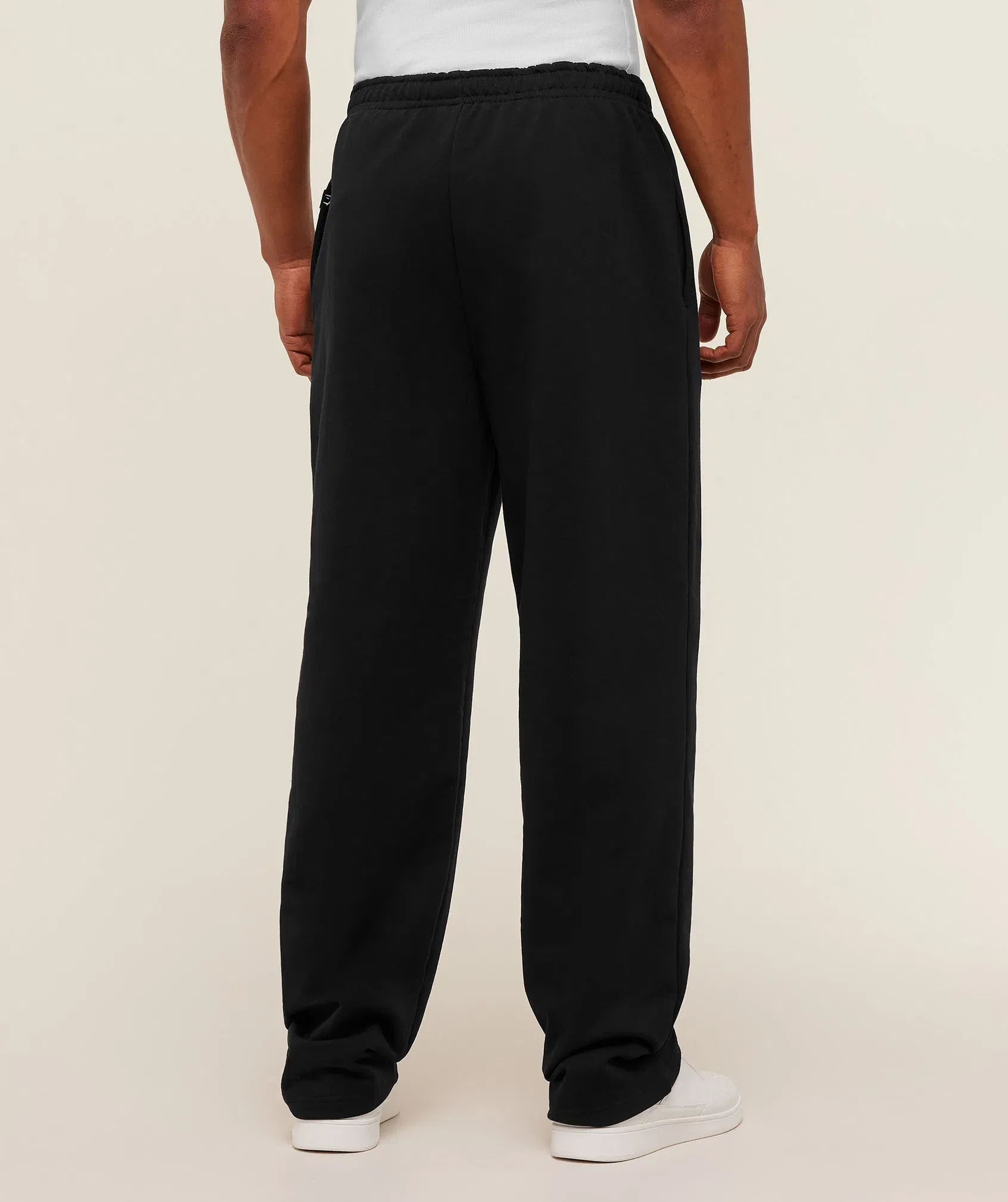 Gymshark Eagle Band Style Graphic Straight Leg Pant - GS Black