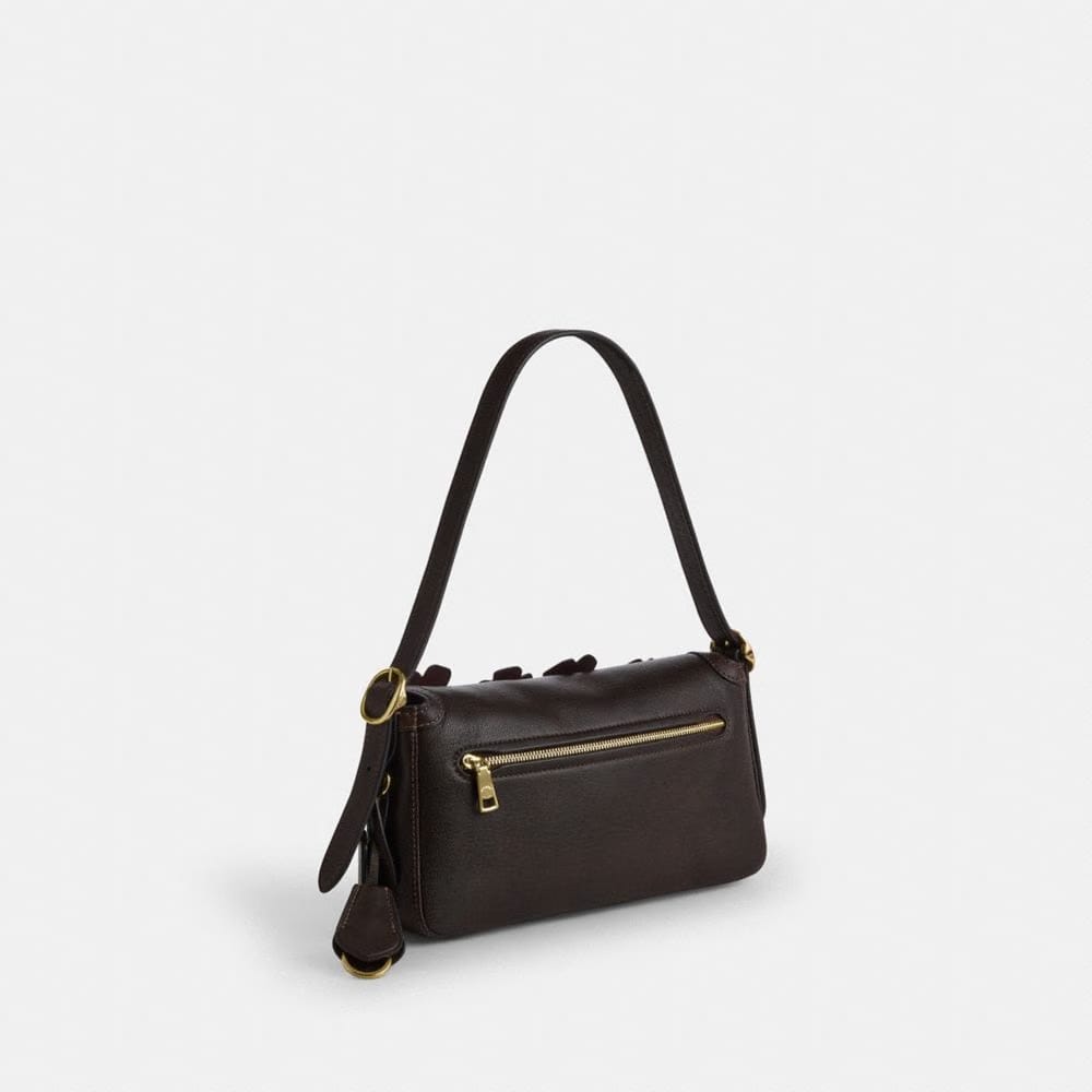 Etta Small Flap Shoulder Bag With Floral Applique