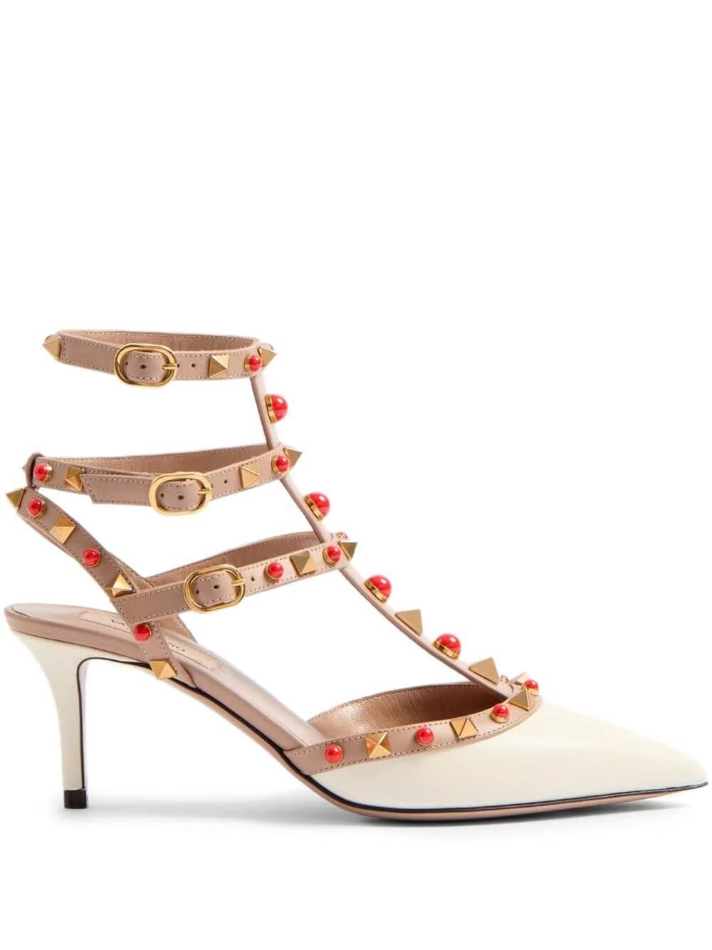 Rockstud embellished pumps