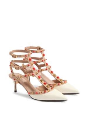 Rockstud embellished pumps