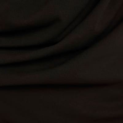 Black Drape Midi Dress