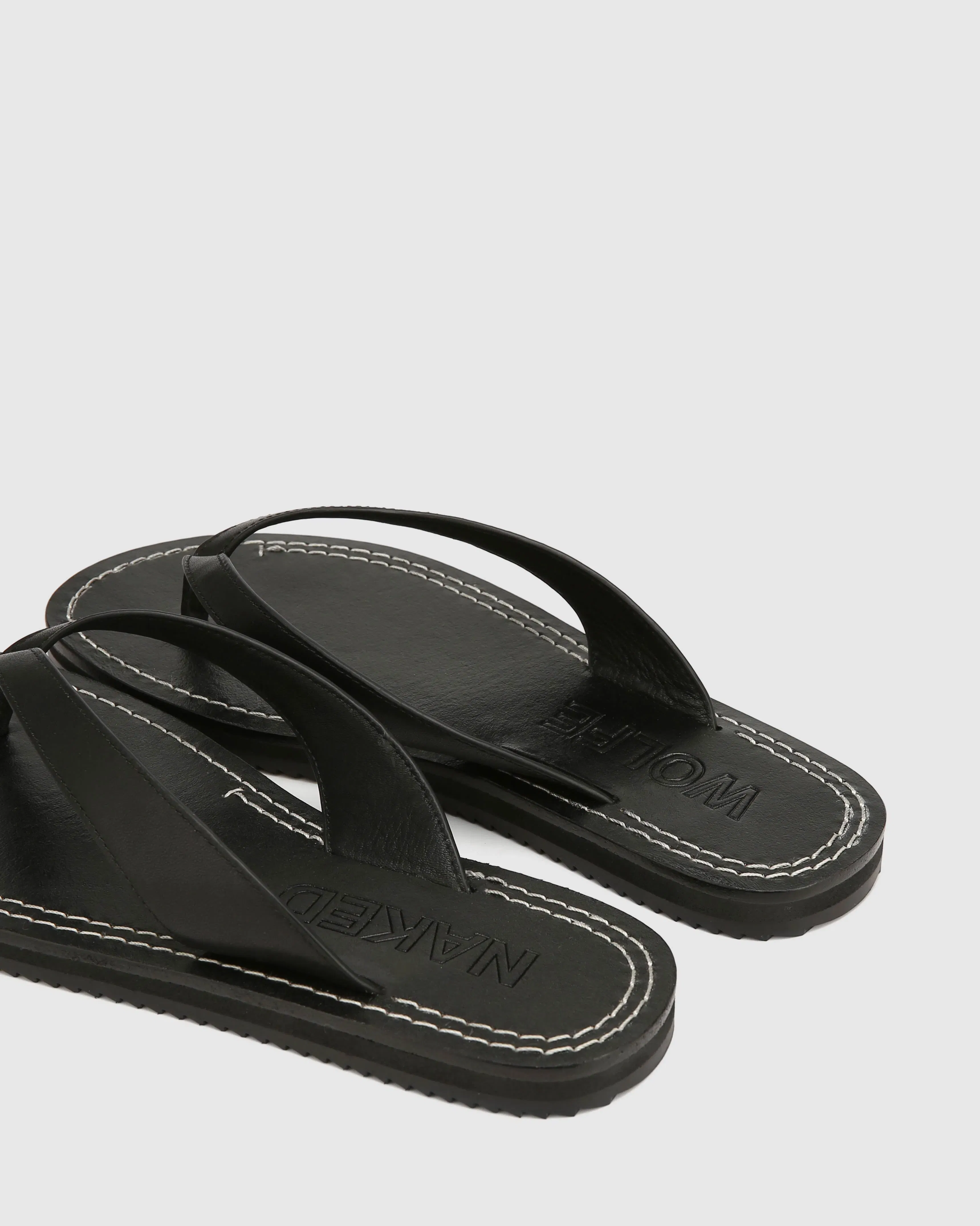St Barths Black Leather