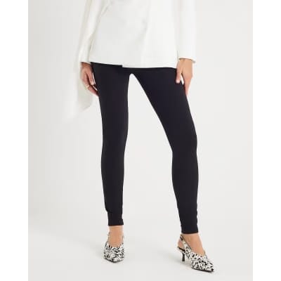 Black Ponte Leggings