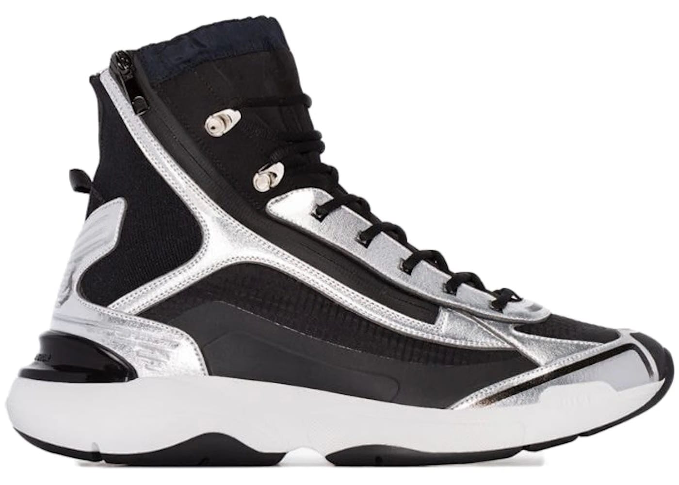 Dior X Sorayama Zip Up High Top Black