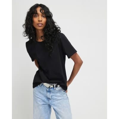 Black Short Sleeve Slim Fit T-shirt