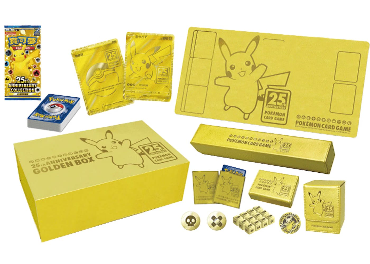 Pokemon Tcg 25Th Anniversary Collection Golden Box Traditional Chinese
