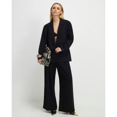 Petite Black Single Breasted Blazer