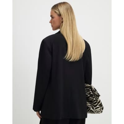 Petite Black Single Breasted Blazer