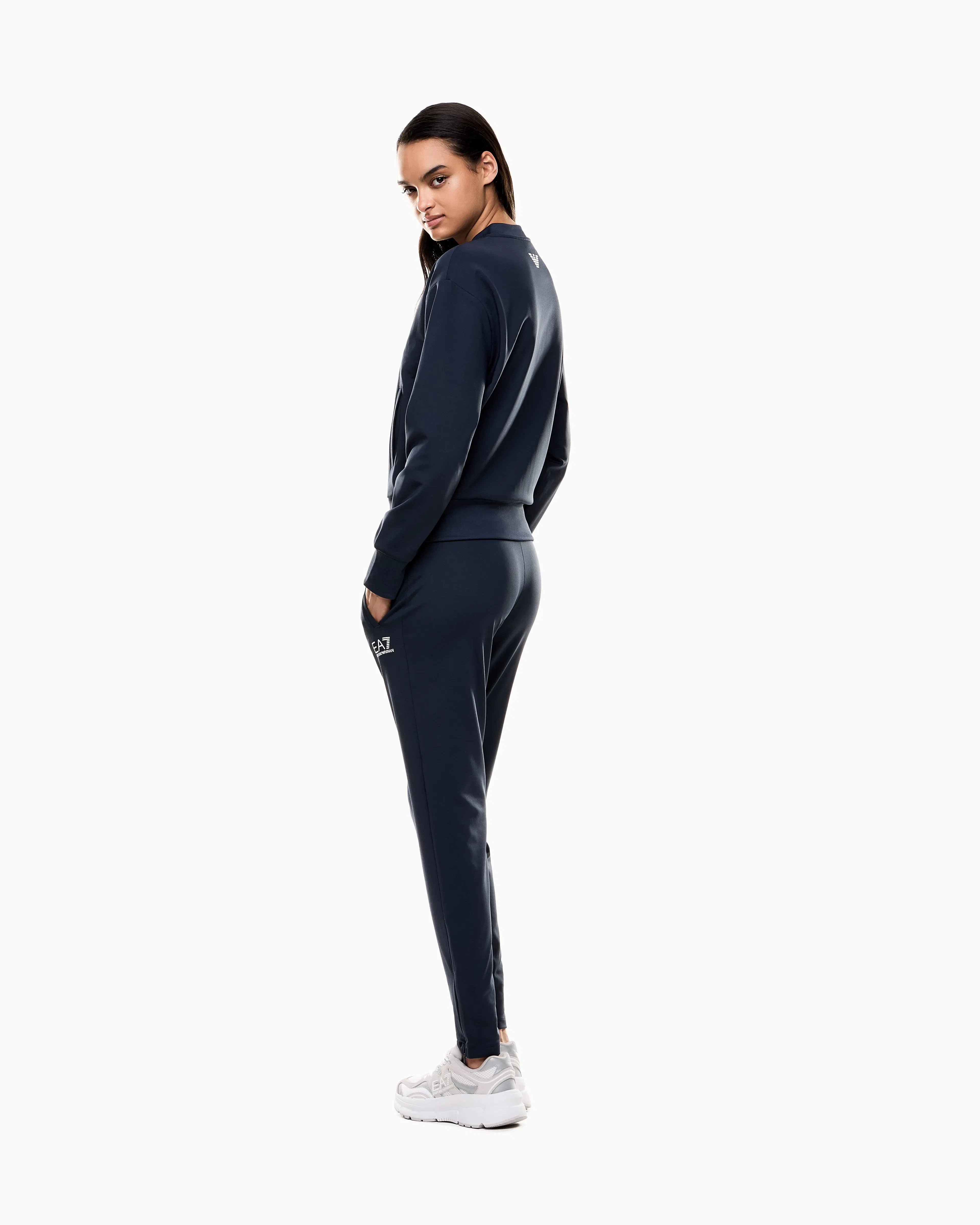 EA7 Ventus7 track suit with a baseball collar Tennis Pro