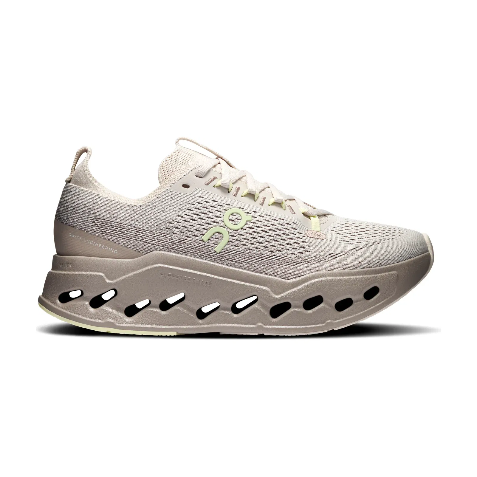 On Cloudsurfer Max Pelican Limelight (Women'S)