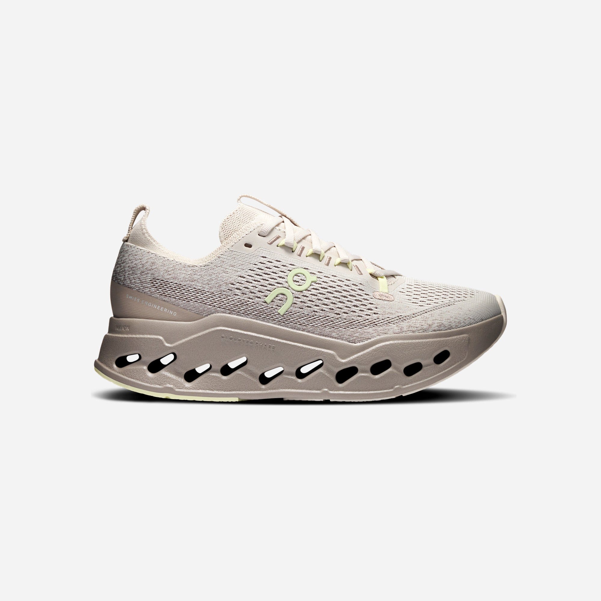 On Cloudsurfer Max Pelican Limelight (Women'S)