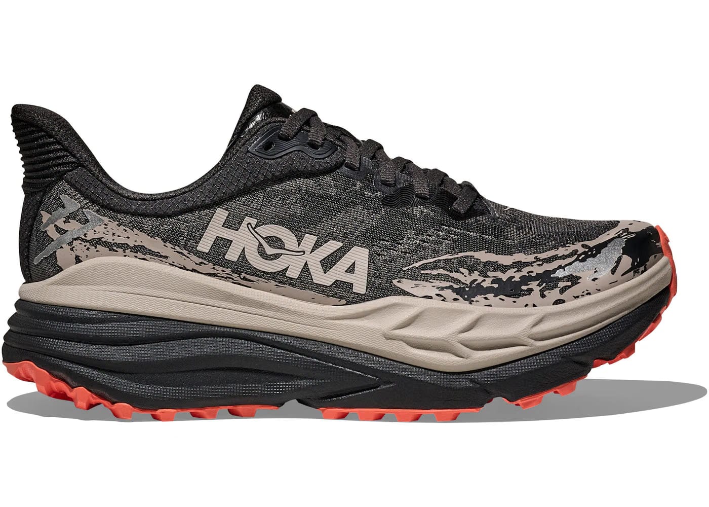 Hoka One One Stinson 7 Black Putty Womens