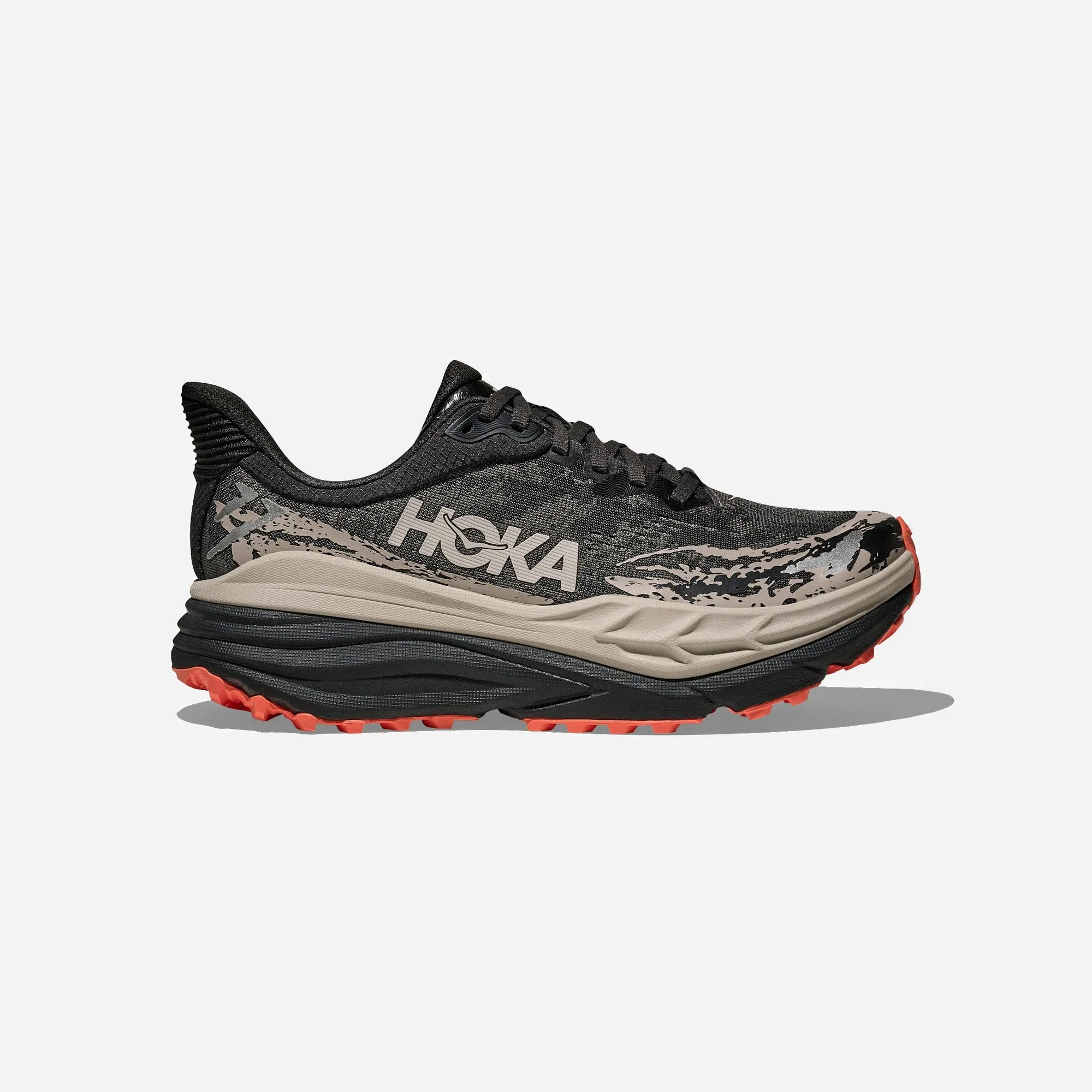 Hoka One One Stinson 7 Black Putty Womens