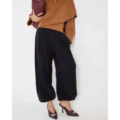 Black Balloon Trousers
