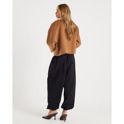 Black Balloon Trousers