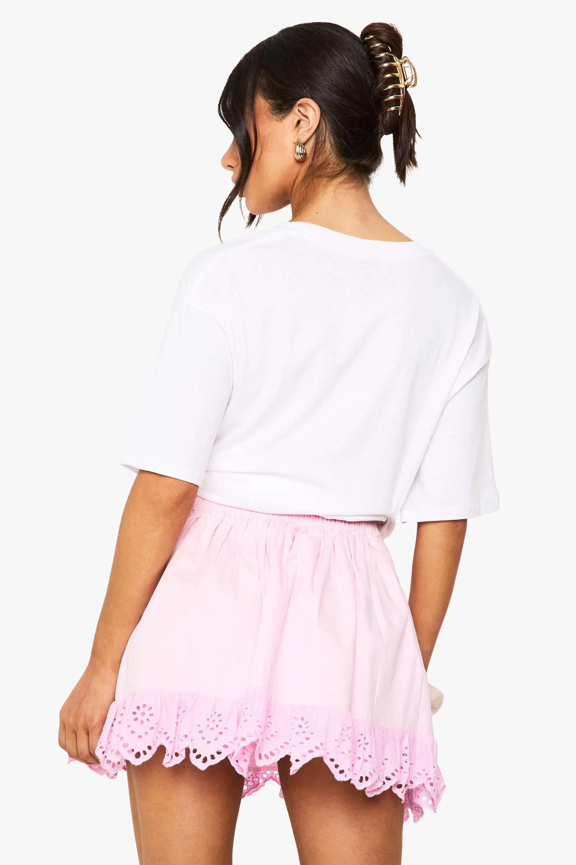 Petite Frill Rara Mini Skirt