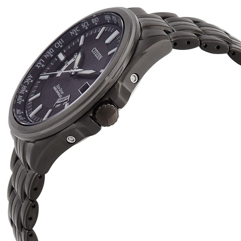 Citizen Perpetual World Time Black Dial Mens Watch