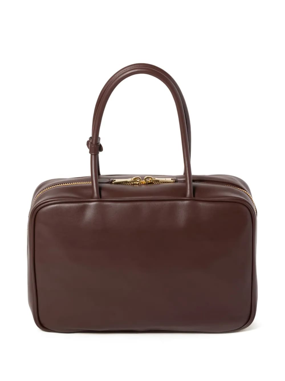 Beau logo-debossed leather bag