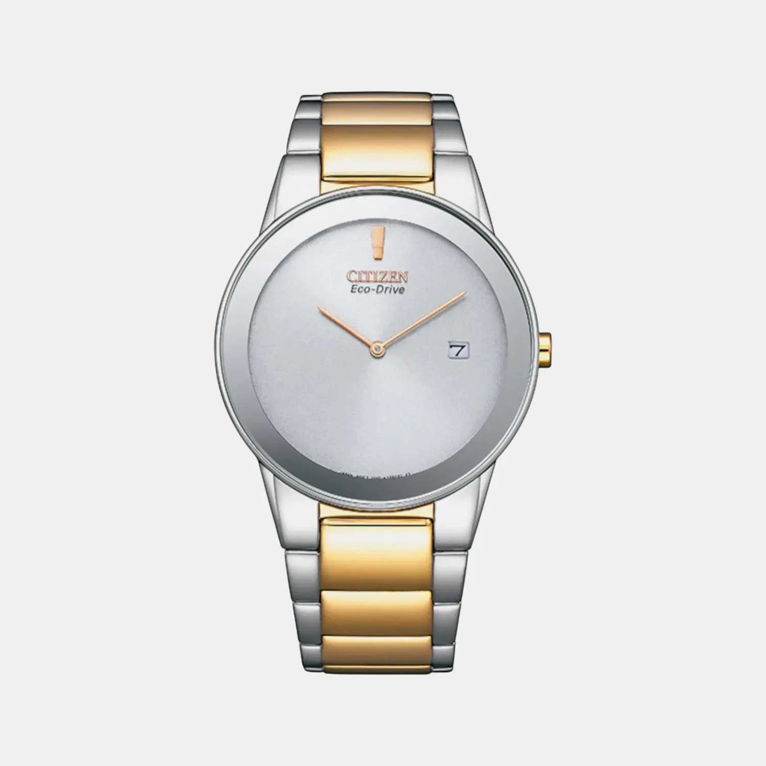 Citizen Axiom Men Quartz White Dial Analog Stainless Steel Au1064-85A