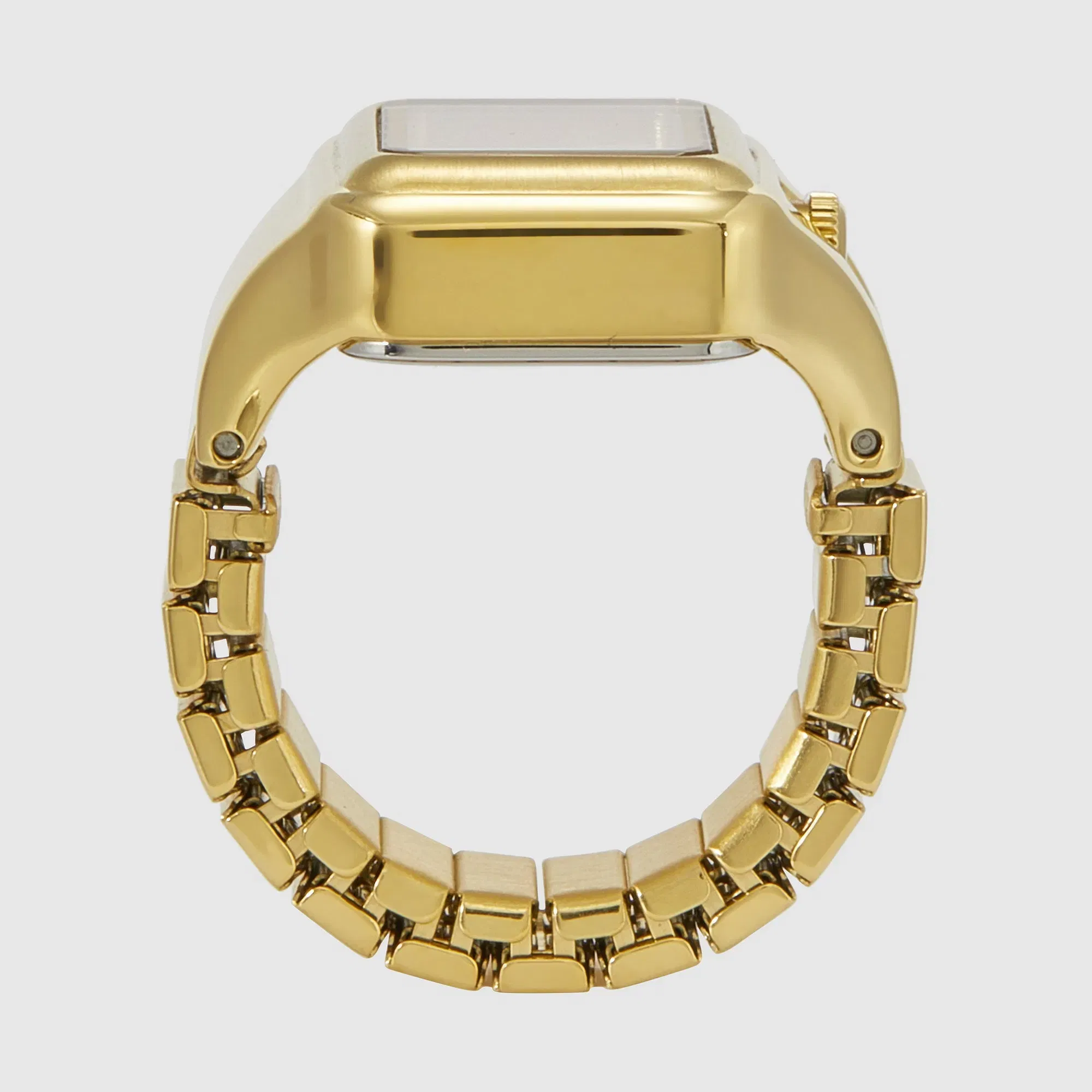 Fossil Raquel Watch Ring Women Quartz Gold Dial Analog Stainless Steel Watch Es5343