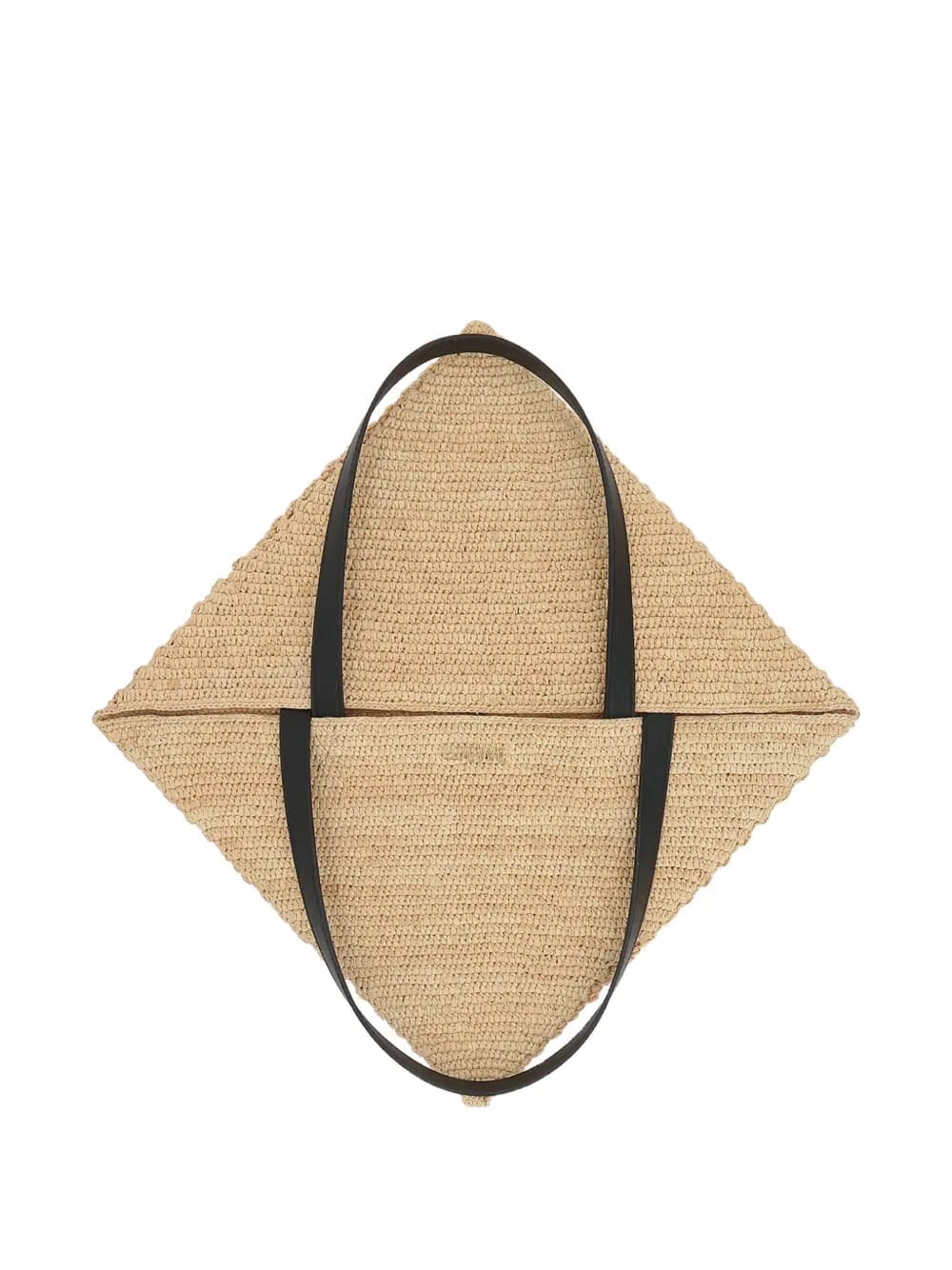 woven straw tote bag