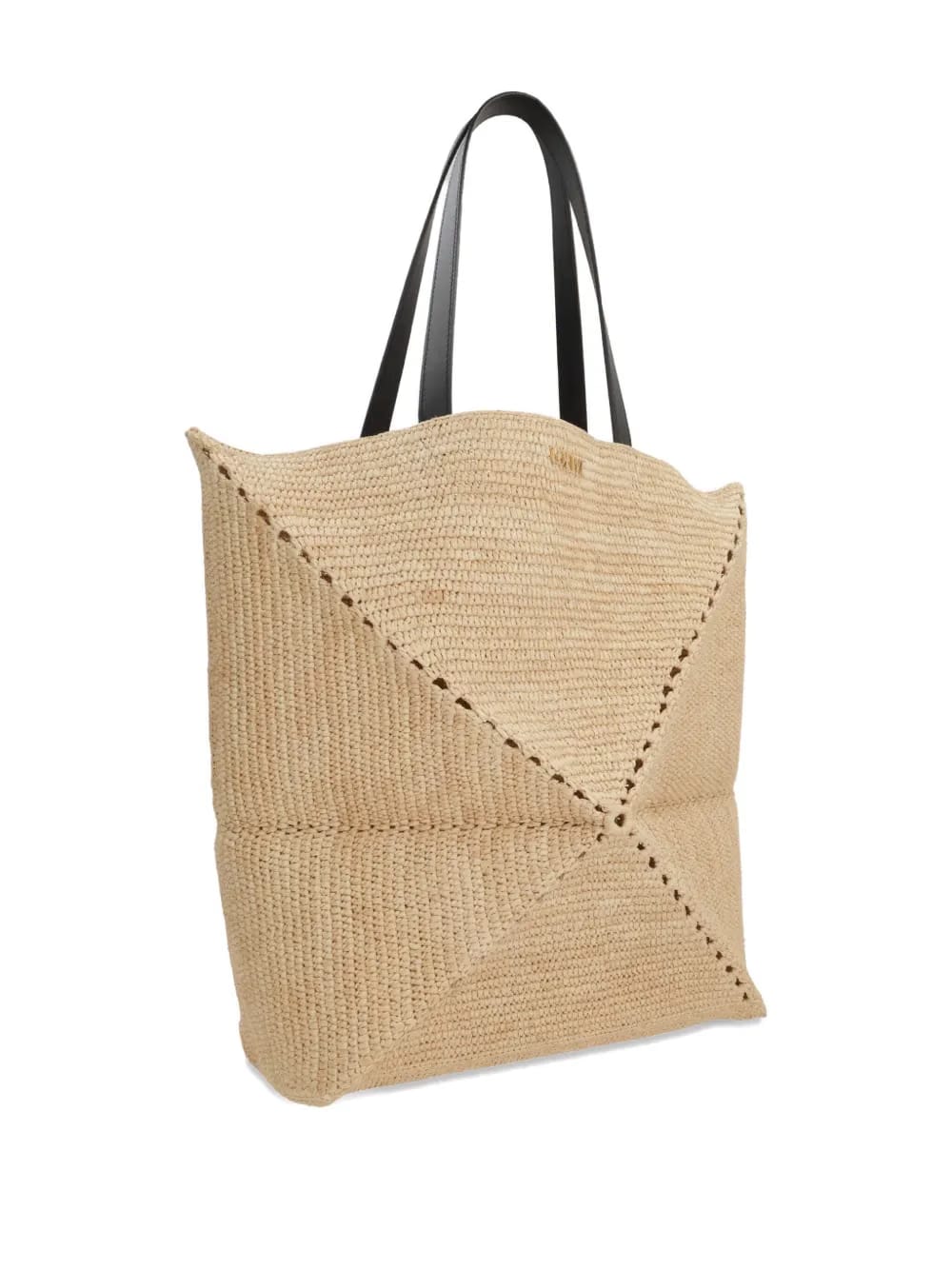 woven straw tote bag