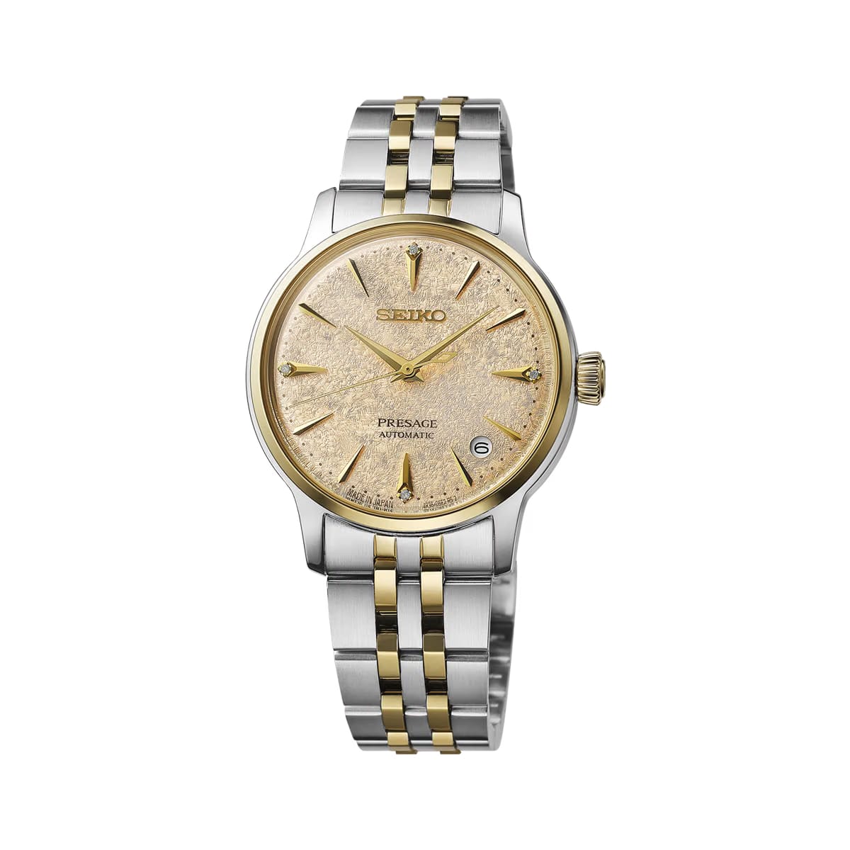Seiko Presage Ladies Diamond Cocktail Time - Gold - SRPL64J1