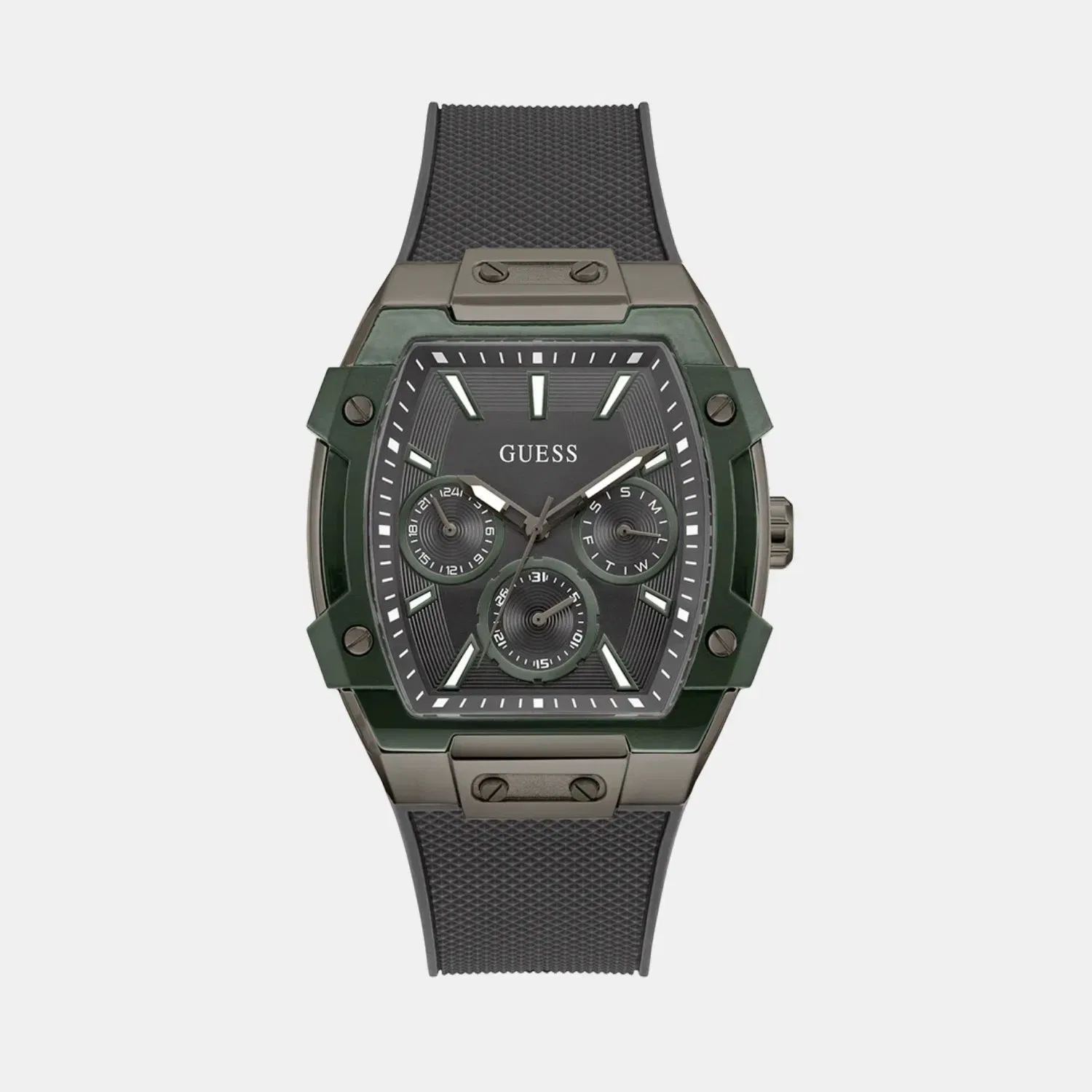 Guess Gt Phoenix Men Quartz Grey Dial Analog Stainless Steel Gw0956G3