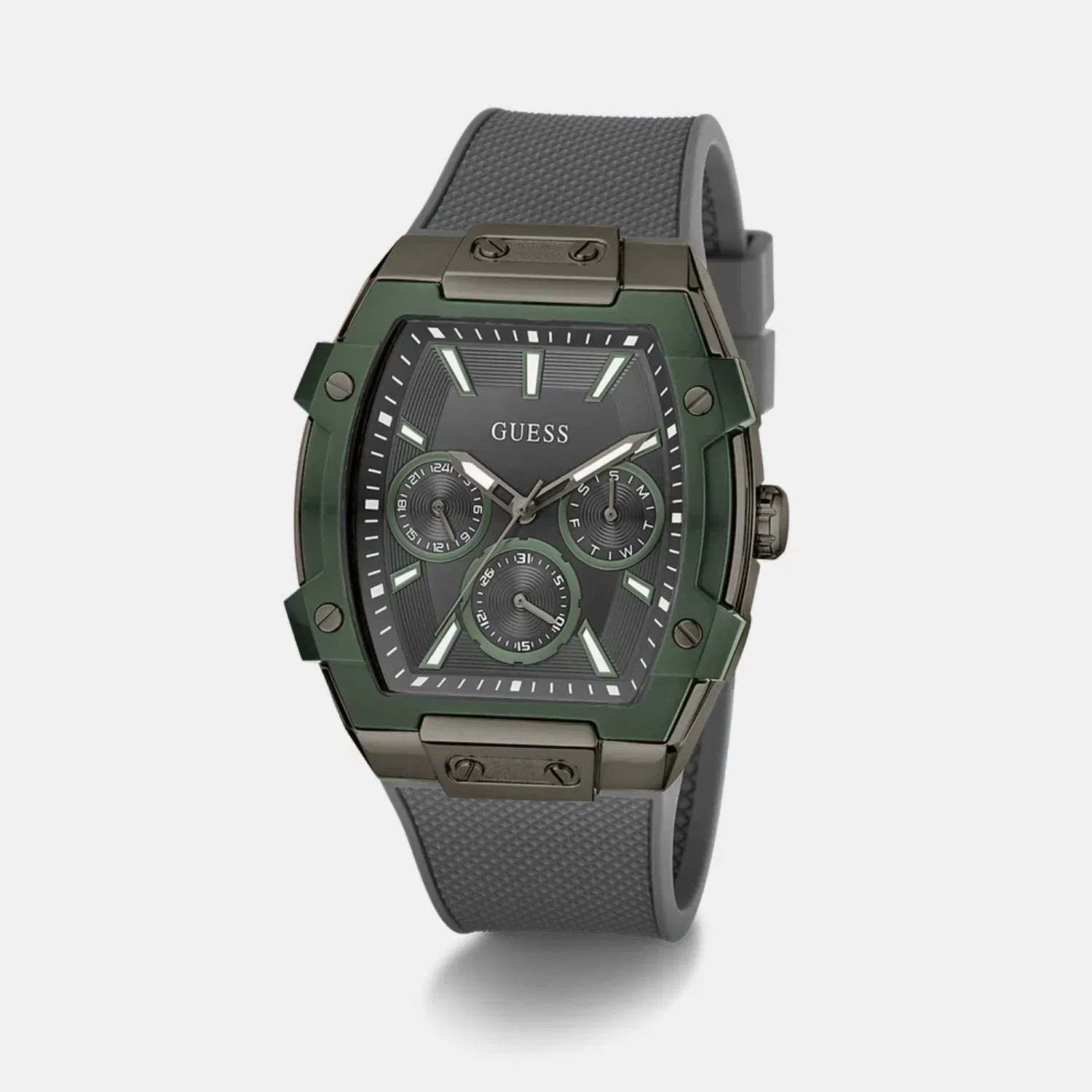 Guess Gt Phoenix Men Quartz Grey Dial Analog Stainless Steel Gw0956G3