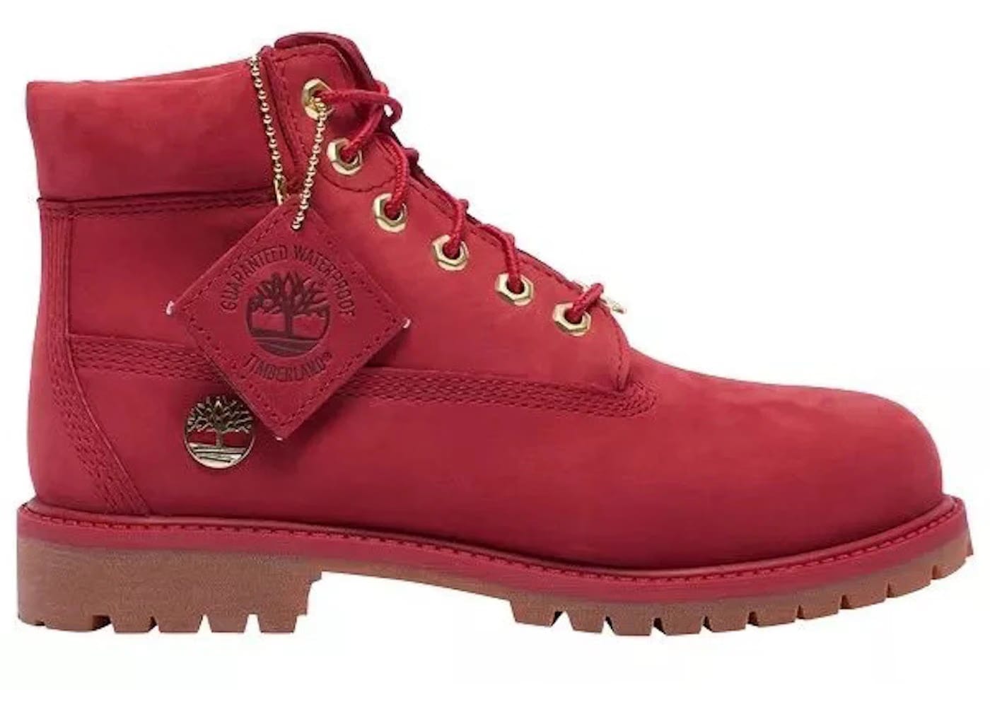 Timberland 6 Inch Premium Boot Dark Red Nubuck Ps