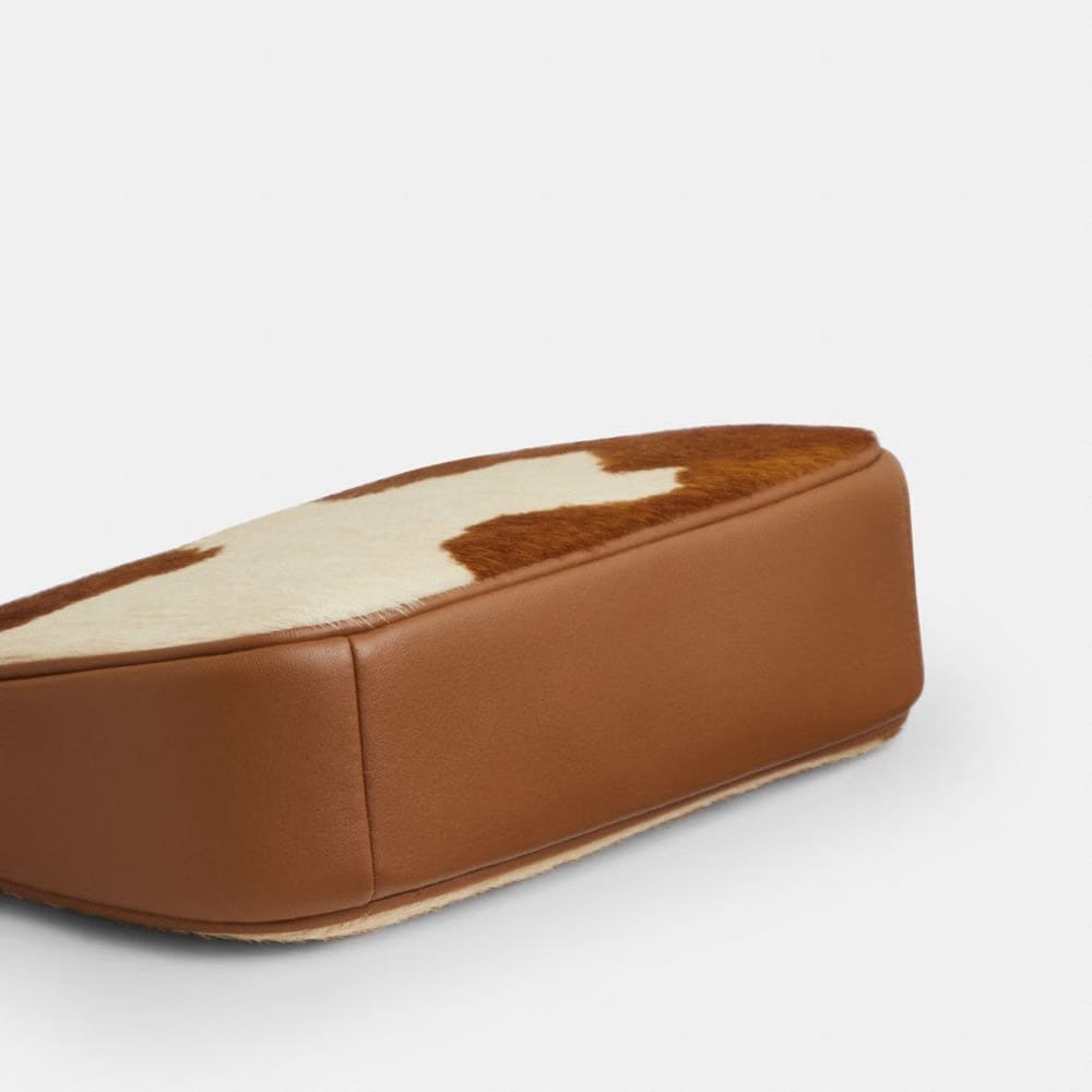 Coach Nolita 19 In Haircalf With Cow Print Gold Cow Multi