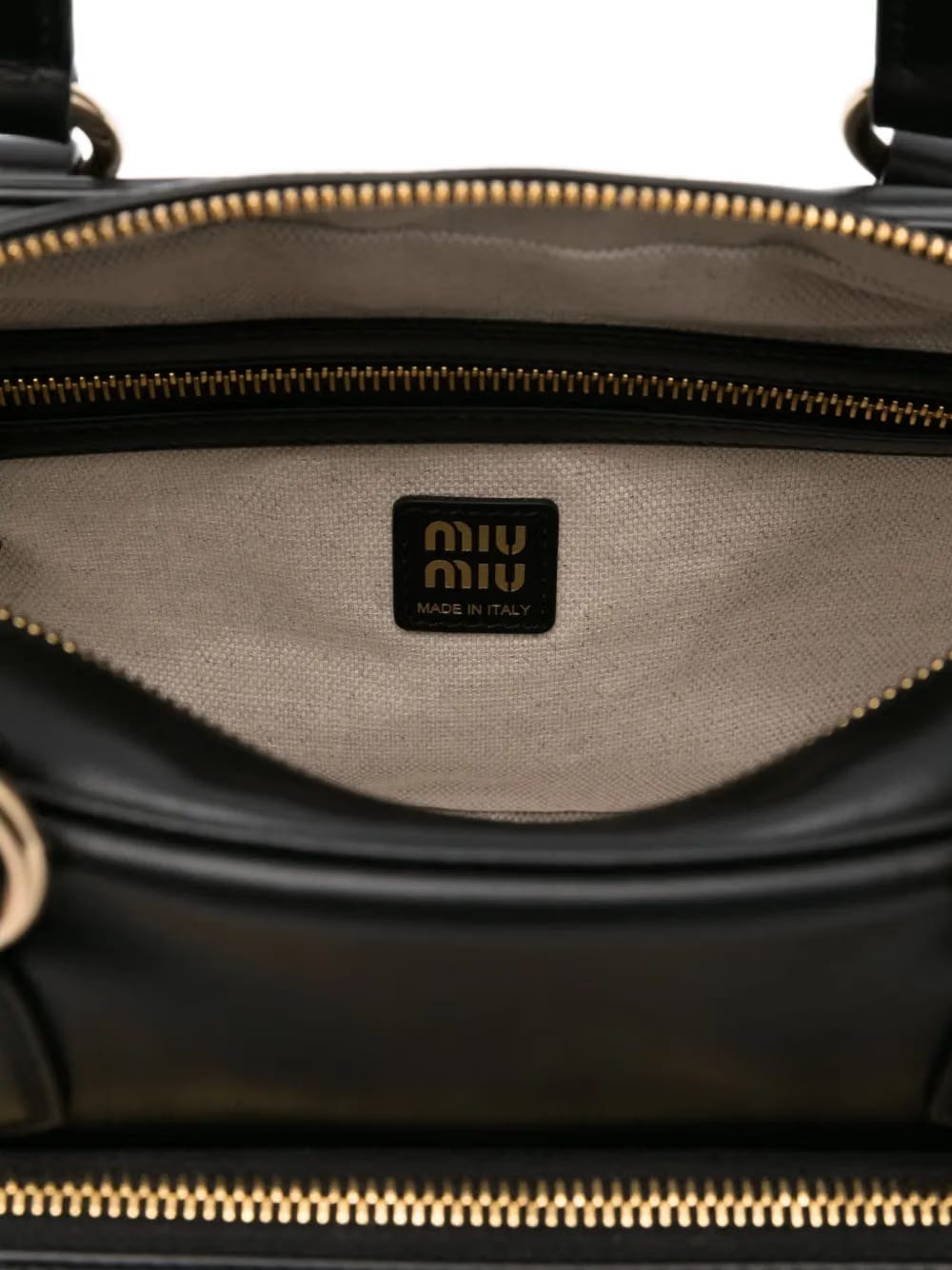 leather top-handle tote bag