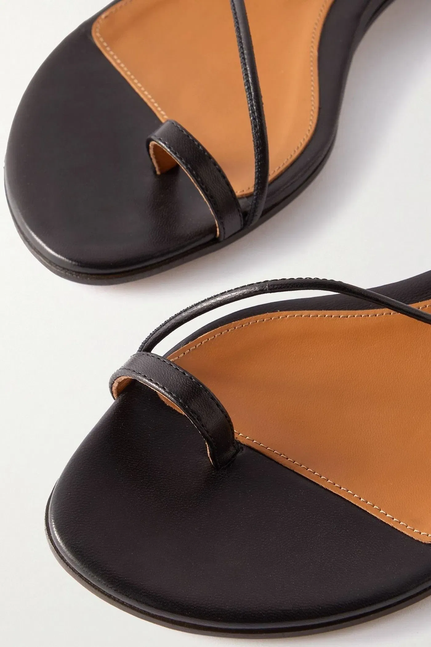 Emme Parsons Susan Leather Sandals Black Women's