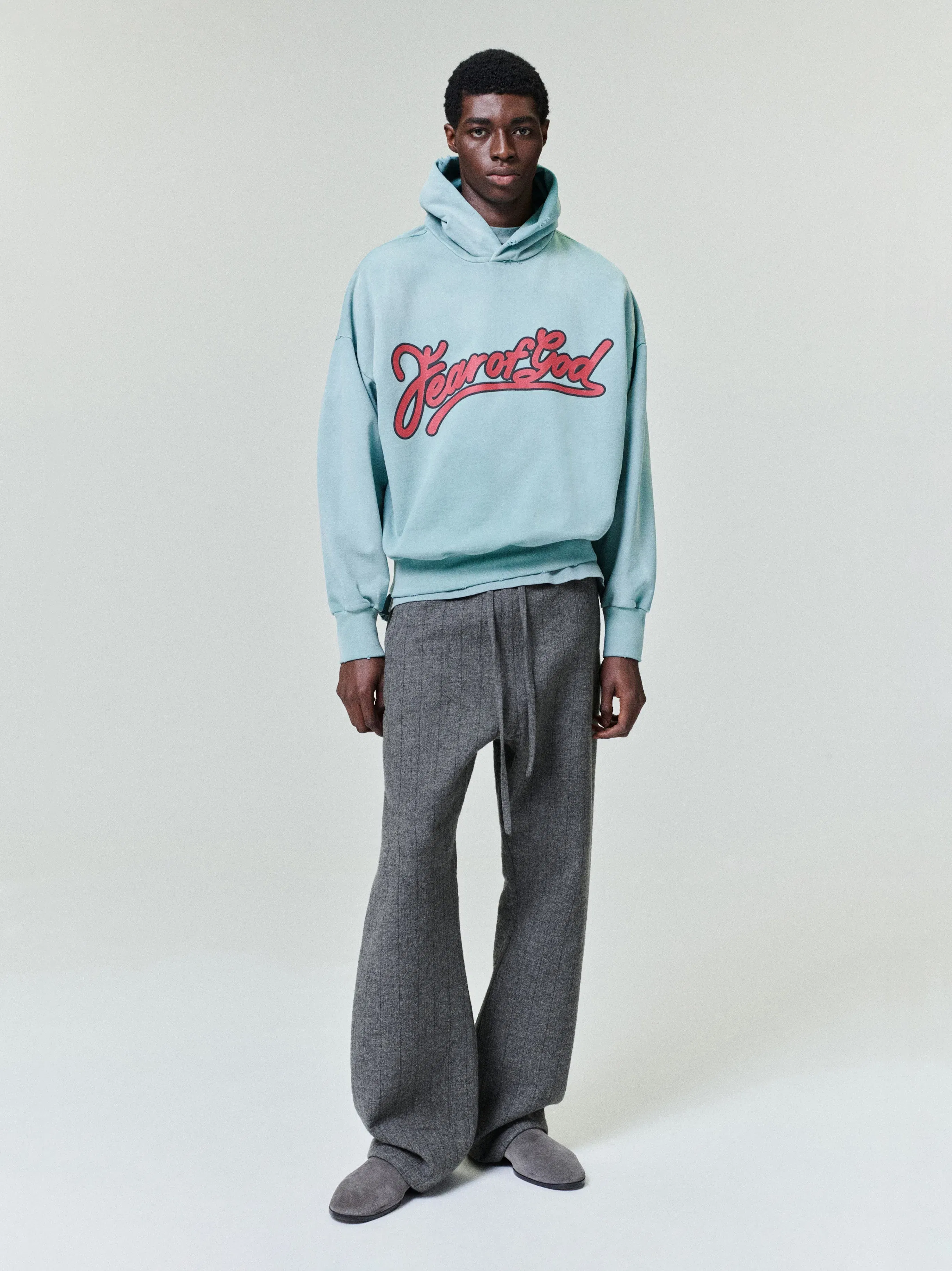 Essentials Fear Of God Classic Hoodie Sky