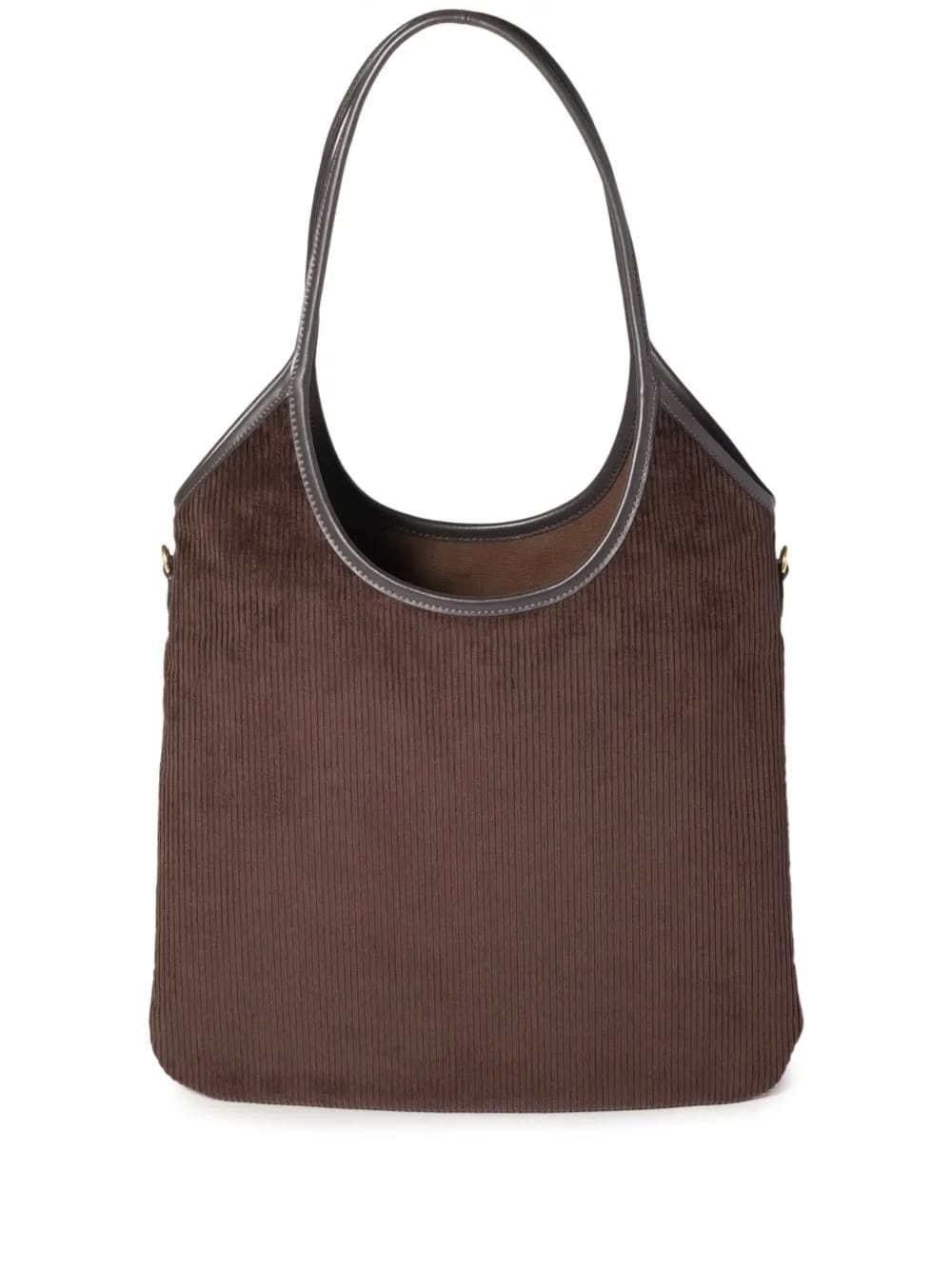 Ivy corduroy-logo shoulder bag