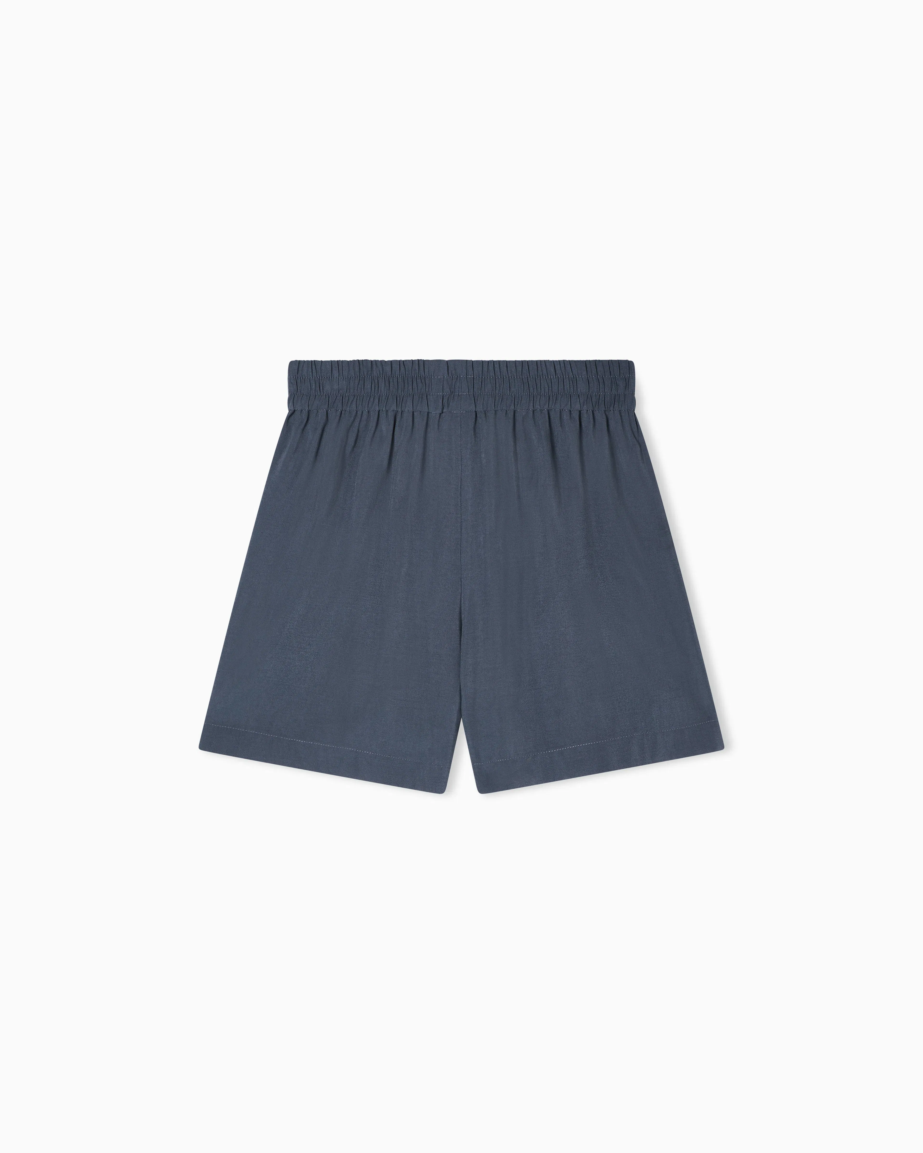 Emporio Armani Washed twill shorts