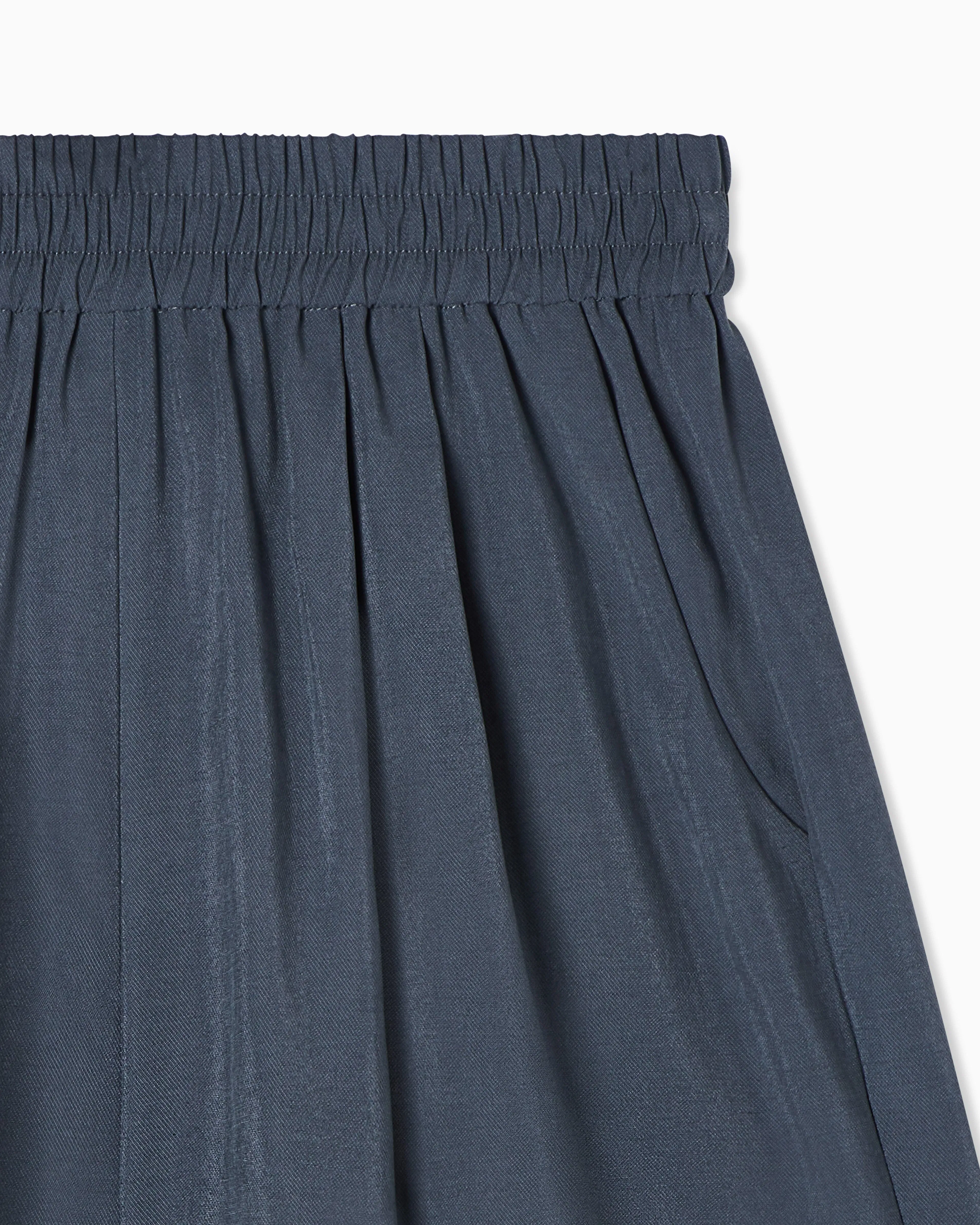 Emporio Armani Washed twill shorts