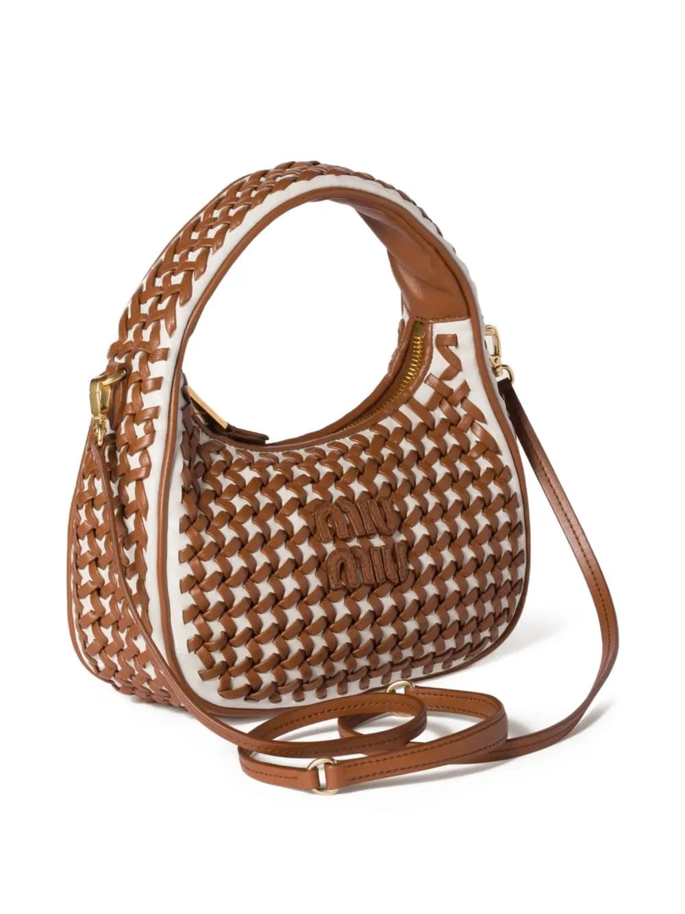 Wander woven shoulder bag